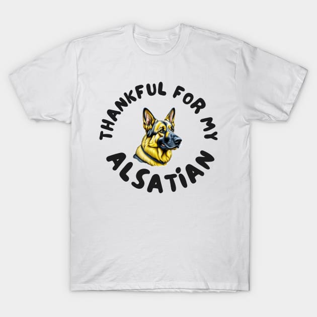 Thankful for my alsatian T-Shirt by IOANNISSKEVAS